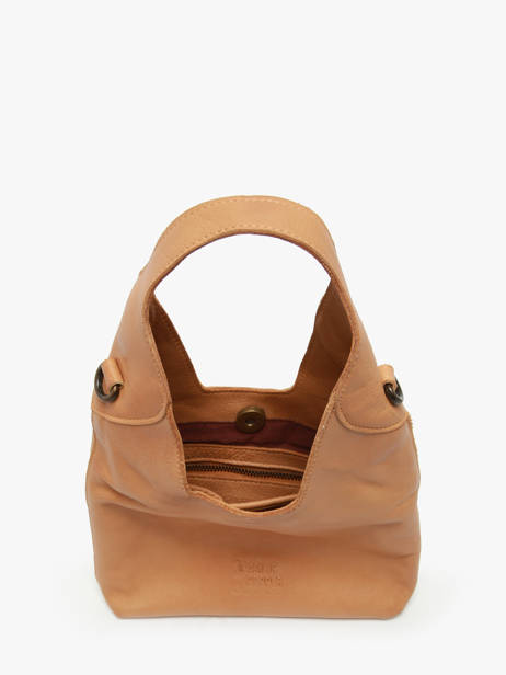 Cross Body Tas Cow Leder Basilic pepper Bruin cow BCOW2S ander zicht 3