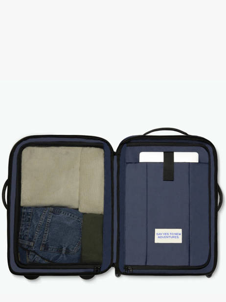 Soepele Reiskoffer Travel Cabaia Blauw travel L ander zicht 3