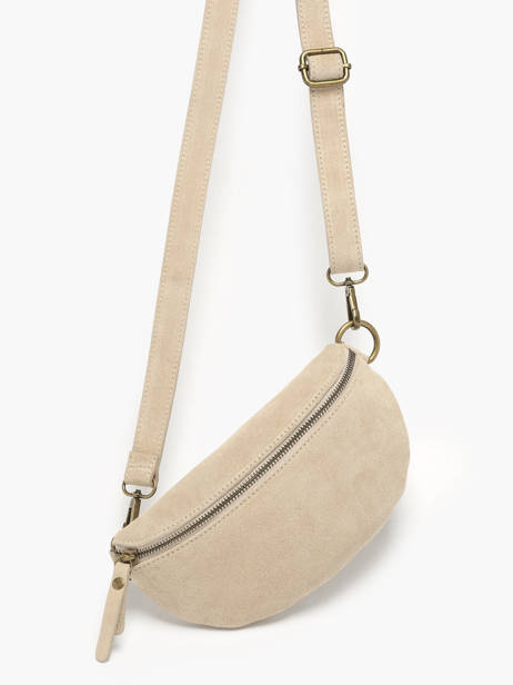Heuptasje Milano Beige velvet VE19091 ander zicht 2