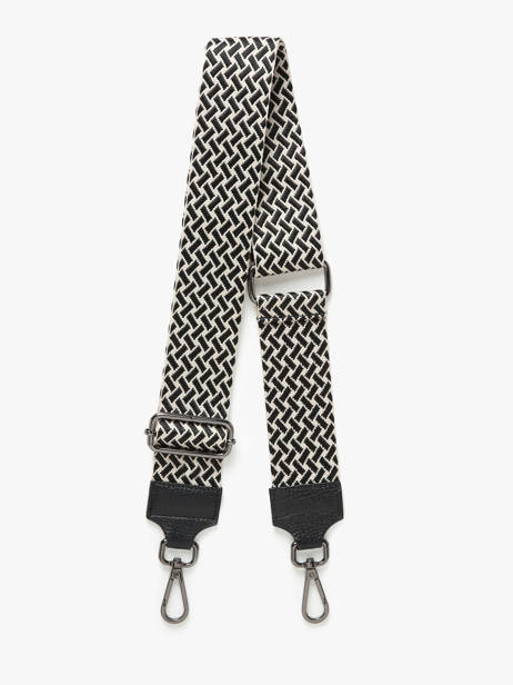 Schouderriem Milano Zwart caviar CA2112ZZ