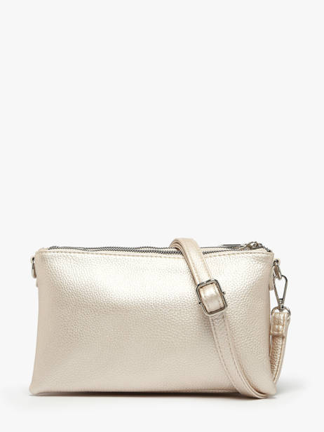 Cross Body Tas Grained Miniprix Goud grained H6995 ander zicht 3