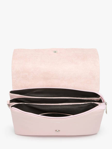 Cross Body Tas Grained Miniprix Roze grained H6996 ander zicht 2