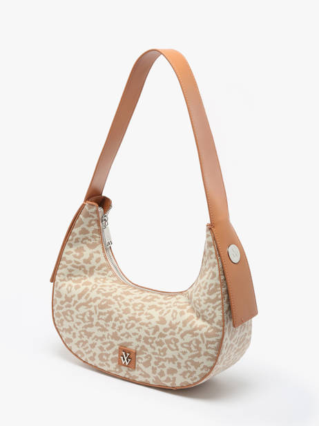 Schoudertas Leopard Vanessa wu Beige leopard MA0131 ander zicht 2