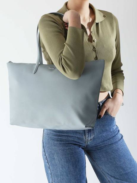 Schoudertas L.12.12 Concept Lacoste Blauw l.12.12 concept NF1888PO ander zicht 1