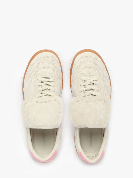Sneakers Becks X Uit Leder Coolway Bruin women 7603185 ander zicht 4