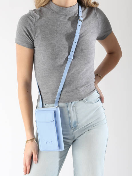 Telefoonetui Pocket Leder Nathan baume Blauw n city 3 ander zicht 1