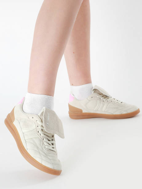 Sneakers Becks X Uit Leder Coolway Bruin women 7603185 ander zicht 1