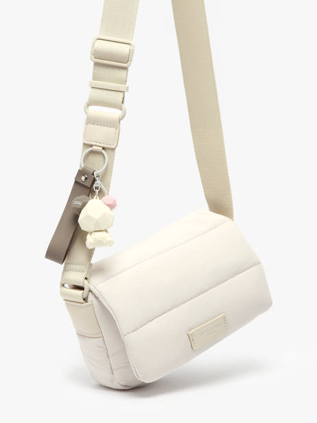 Cross Body Tas Plum David jones Beige plum CM7476 ander zicht 2