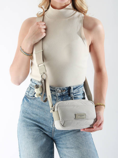 Cross Body Tas Plum David jones Beige plum CM7475 ander zicht 1