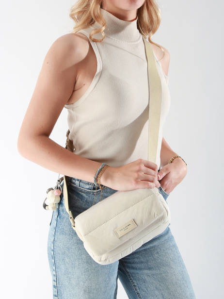 Cross Body Tas Plum David jones Beige plum CM7476 ander zicht 1