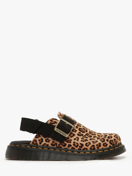 Slippers Uit Leder Dr martens Zwart women 41088200