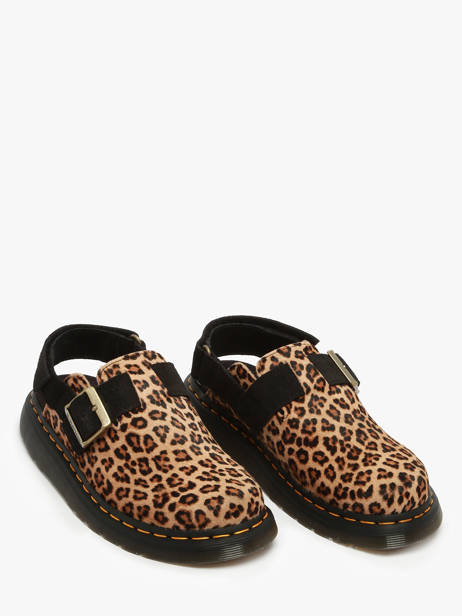 Slippers Uit Leder Dr martens Zwart women 41088200 ander zicht 1