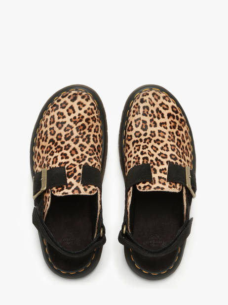 Slippers Uit Leder Dr martens Zwart women 41088200 ander zicht 3