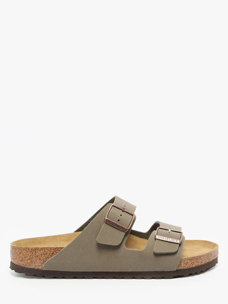 Slippers Arizona Bfbc Stone Birkenstock Grijs men 151211 ander zicht 1