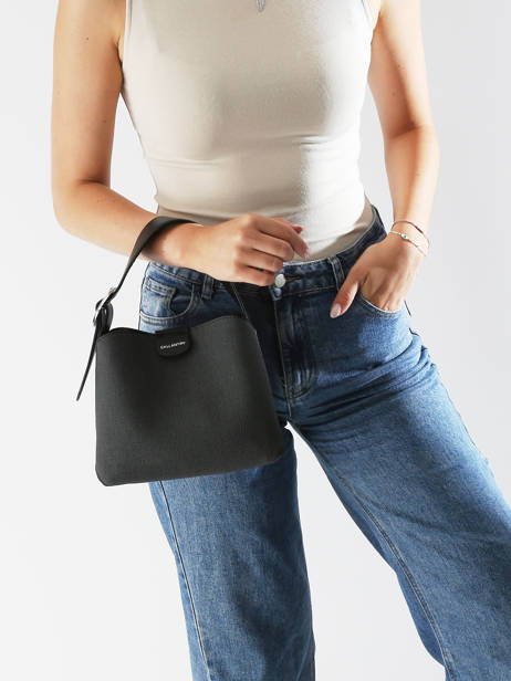 Cross Body Tas Italy Miniprix Zwart italy A9117 ander zicht 1
