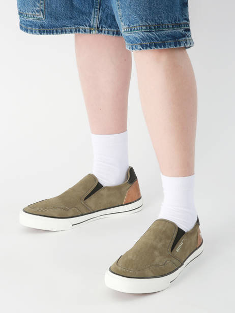 Sneakers Mustang Groen men 4198402 ander zicht 1