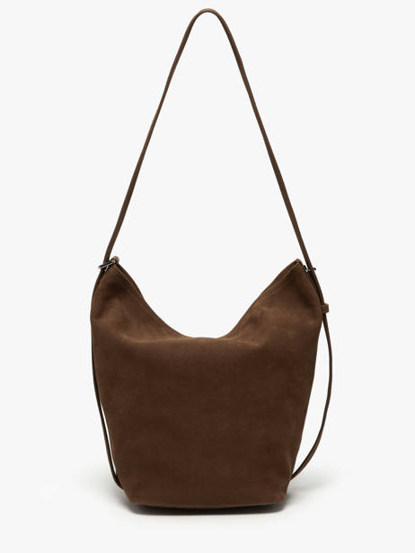 Cross Body Tas Cavalier Nubuck Leder Etrier Bruin cavalier nubuck ECAN126M ander zicht 7