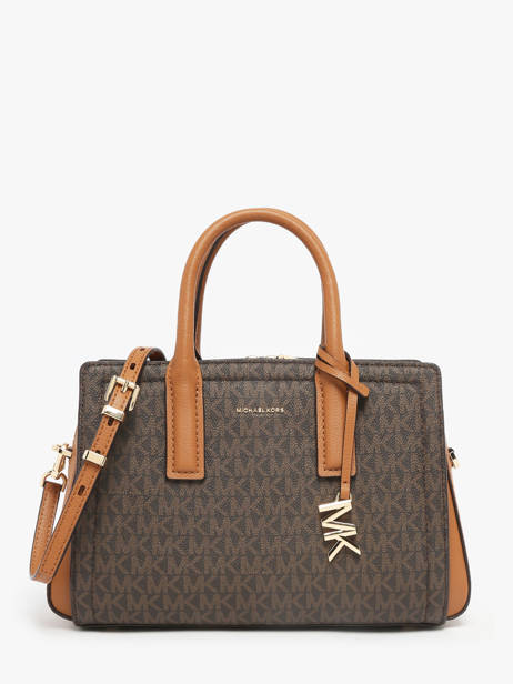 Cross Body Tas Laila Leder Michael kors Bruin laila S5G9IS1B