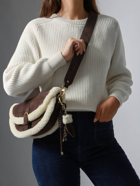 Cross Body Tas Alpin Leder Etrier Bruin alpin EALP050S ander zicht 1