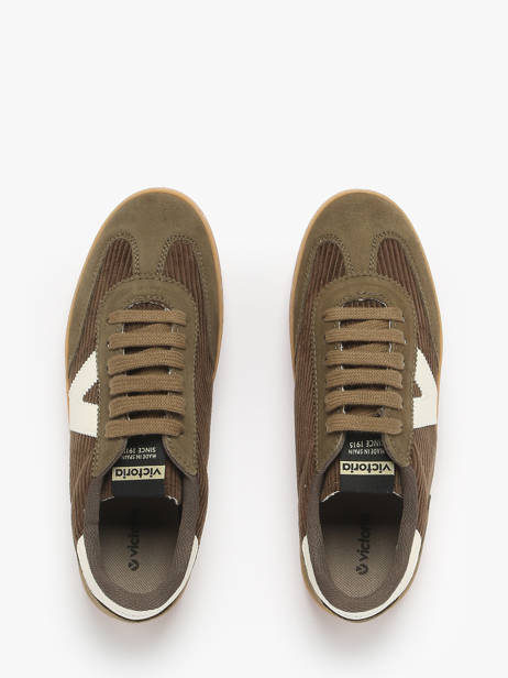 Sneakers Berlin Uit Leder Victoria Groen accessoires 1126220 ander zicht 3