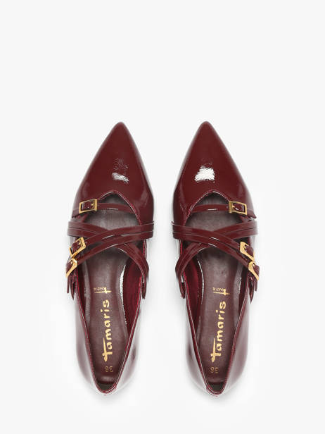 Ballerinas Met Riempjes Tamaris Rood accessoires 45 ander zicht 3