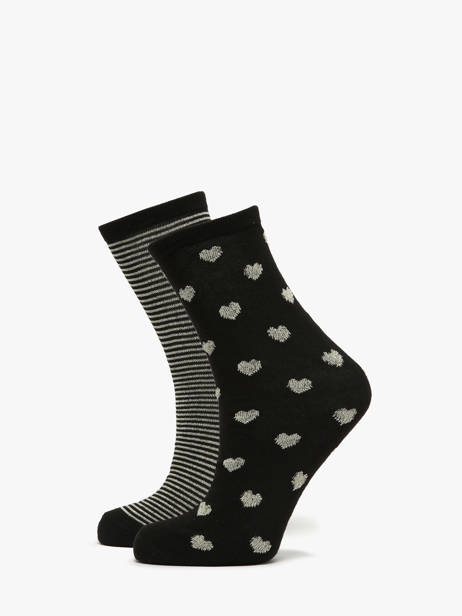 Sokken Pieces Zwart socks women 17148832