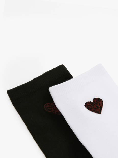 Sokken Pieces Zwart socks women 17108765 ander zicht 1