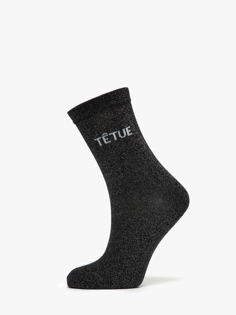 Sokken Pieces Zwart socks women 17162499