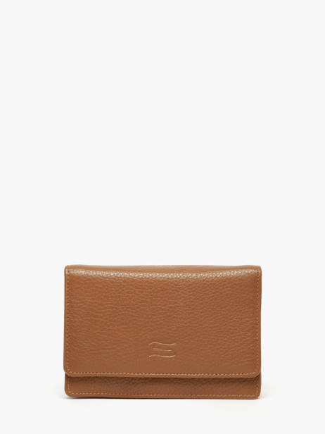 Portefeuille Caviar Leder Crinkles Bruin caviar 14049