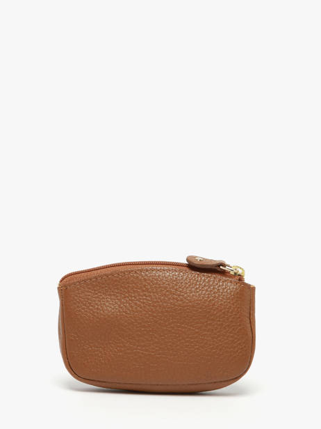 Portemonnee Caviar Leder Crinkles Bruin caviar 14036 ander zicht 2