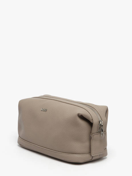 Toiletzak Hugo boss Beige grained HTC518Z ander zicht 1