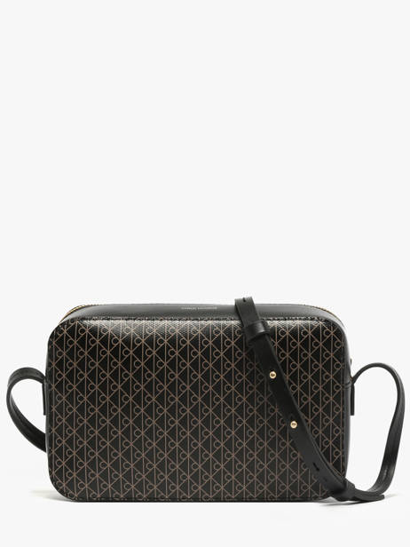 Cross Body Tas Coated Emblem Calvin klein jeans Zwart coated emblem 4F3268G ander zicht 4