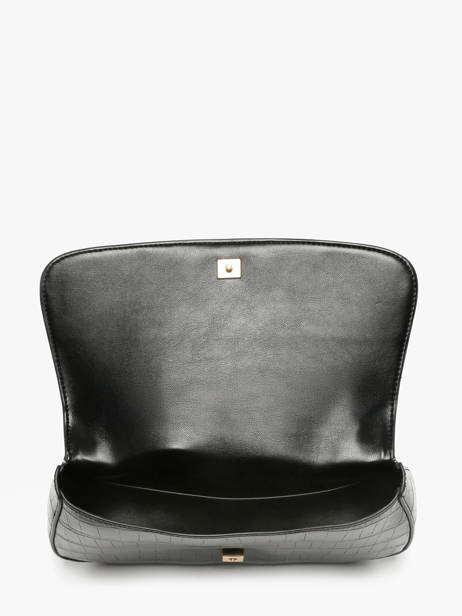 Cross Body Tas Croc Embossed Mono Calvin klein jeans Zwart croc embossed mono 4F3284G ander zicht 3