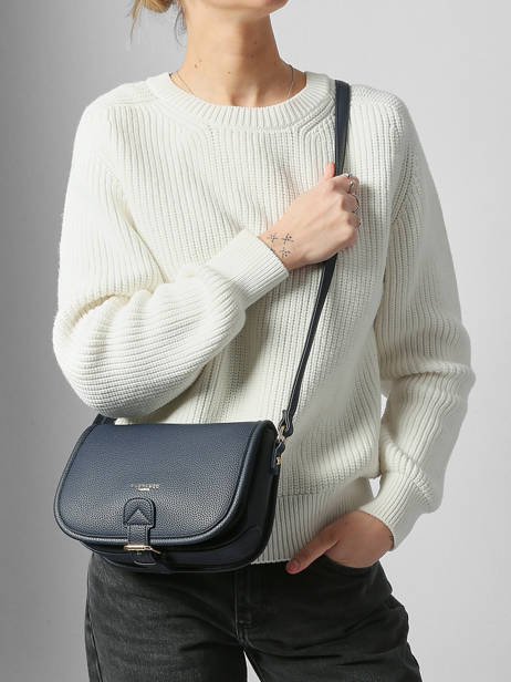 Cross Body Tas Grained Miniprix Blauw grained F7532 ander zicht 1