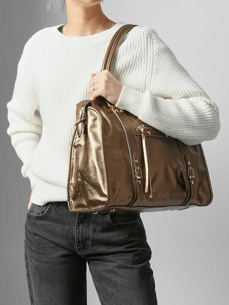 Schoudertas A4 Formaat Format A4 Gallantry Goud format a4 5B ander zicht 1