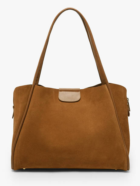 Schoudertas Suede Ida Leder Lancaster Bruin suede ida 102 ander zicht 4