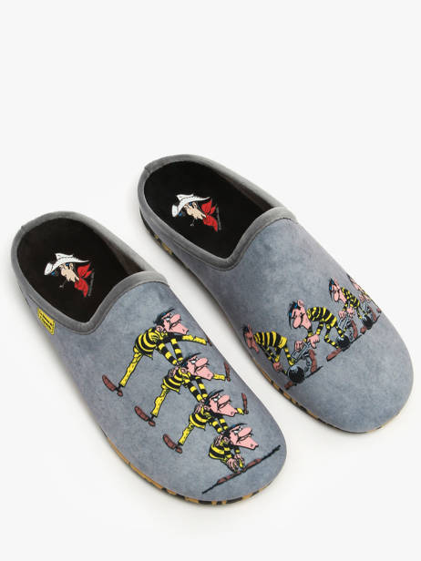 Pantoffels La maison de l'espadrille Grijs men 6 ander zicht 2