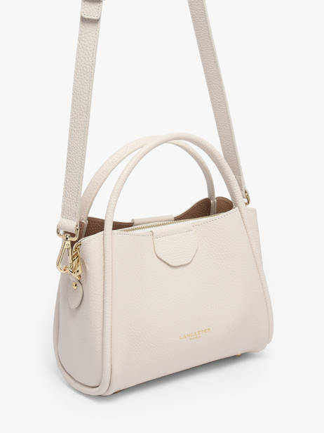 Handtassen Ida Double Leder Lancaster Wit ida double 83 ander zicht 2