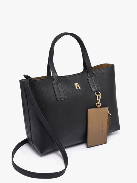 Schoudertas Th Icon Tommy hilfiger Zwart th icon AW18233 ander zicht 1