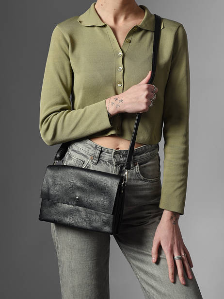 Cross Body Tas Wt Grained Miniprix Zwart wt grained H6990 ander zicht 1