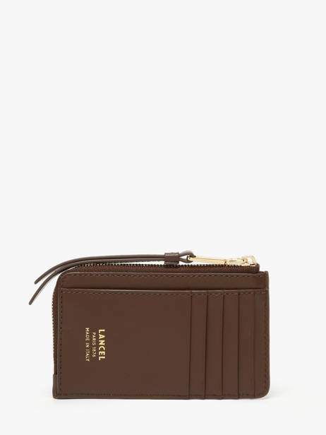 Kaarthouder Origami Leder Lancel Bruin origami A13422 ander zicht 2