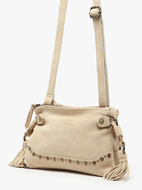 Cross Body Tas Houston Leder Basilic pepper Beige houston BHOU82 ander zicht 2