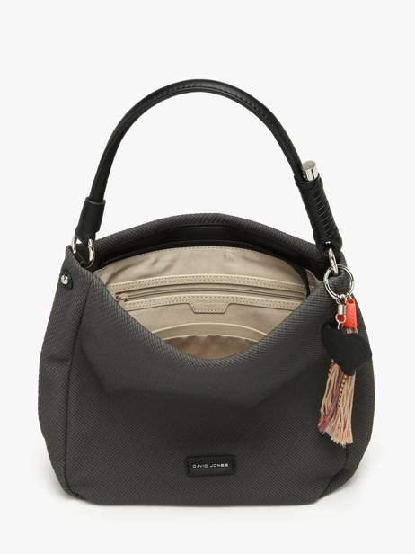 Schoudertas Grigri Polyurethaan David jones Zwart grigri CM8384 ander zicht 3