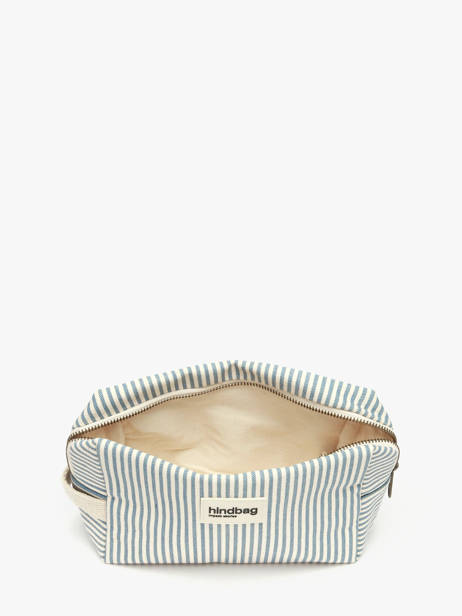 Toiletzak Hindbag Blauw rayures RA ander zicht 1