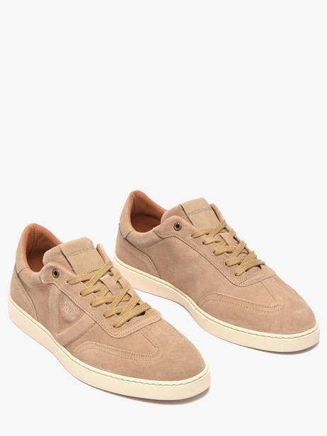 Sneakers Quadra Uit Leder Redskins Beige men QUADRA ander zicht 1