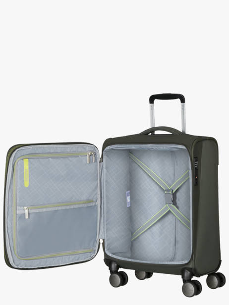 Uitbreidbare Handbagage American tourister Groen wanderlite 158076 ander zicht 3