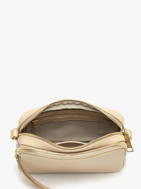 Cross Body Tas Dune Leder Lancaster Beige dune 529-20 ander zicht 3