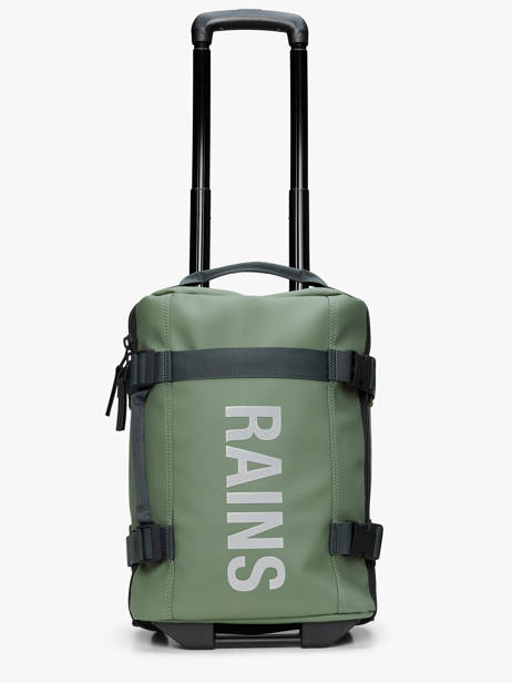 Handbagage Travel Rains Groen travel 14790 ander zicht 2