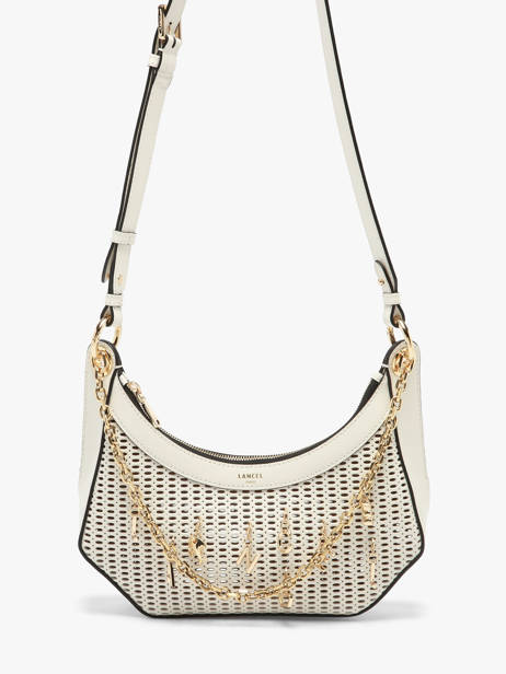 Cross Body Tas M Croisette Charms Leder Lancel Wit croisette A14012 ander zicht 2