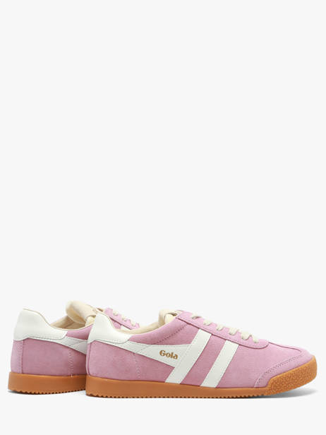 Sneakers Uit Leder Gola Roze women CLB538KW ander zicht 2